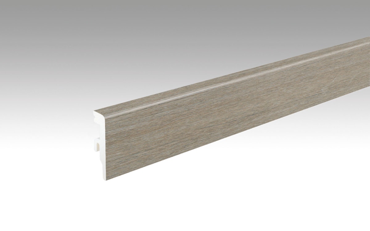 Bild von MeisterWerke MEISTER Fussleiste Profil 20 PK Aqua Altholzeiche lehmgrau 6986 - 2380 mm