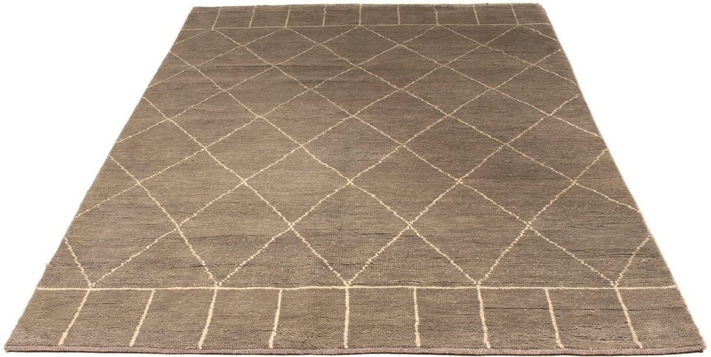 Bild von morgenland Designteppich "Designer - 240 x 160 cm - dunkelbraun", rechteckig, 8 mm Höhe, Wohnzimmer, Handgeknüpft, Einzelstück mit Zertifikat