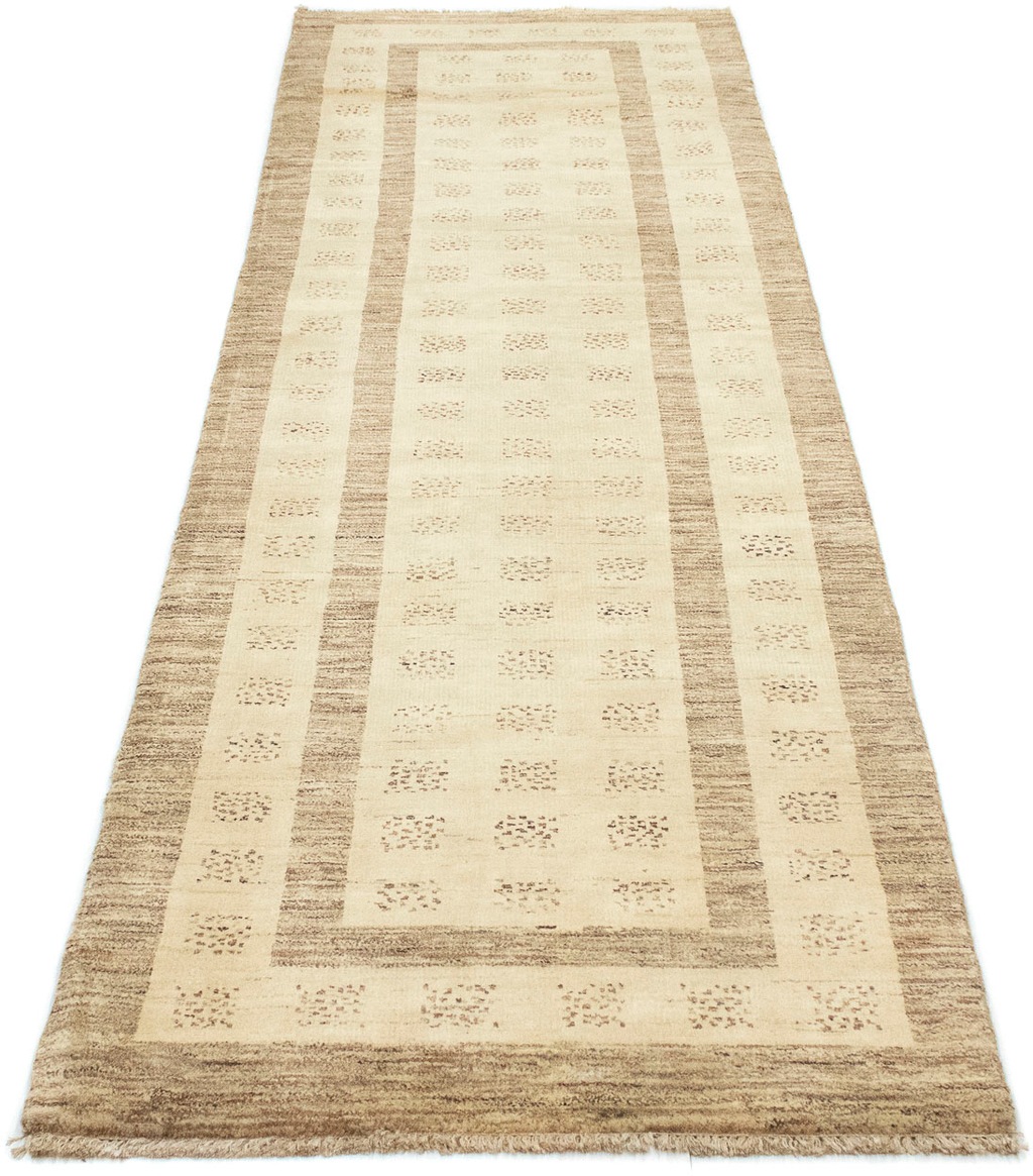 Bild von morgenland Wollteppich "Gabbeh Teppich handgeknüpft naturweiß", rechteckig, 18 mm Höhe, handgeknüpft
