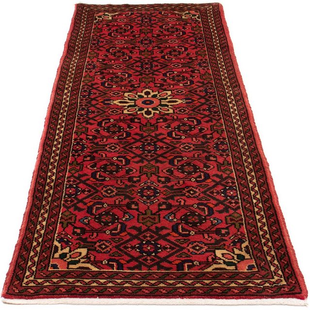 Bild von morgenland Orientteppich "Perser - Nomadic - 200 x 72 cm - dunkelrot", rechteckig, 10 mm Höhe, Wohnzimmer, Handgeknüpft, Einzelstück mit Zertifikat