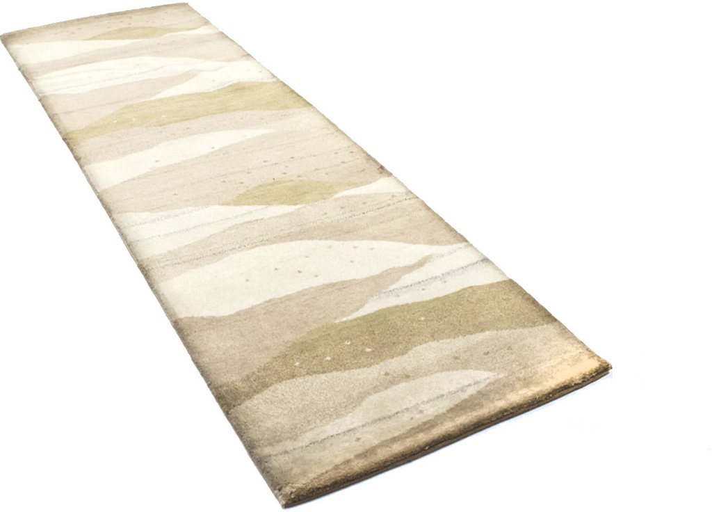 Bild von morgenland Wollteppich "Gabbeh Teppich handgewebt beige", rechteckig, 8 mm Höhe, Kurzflor
