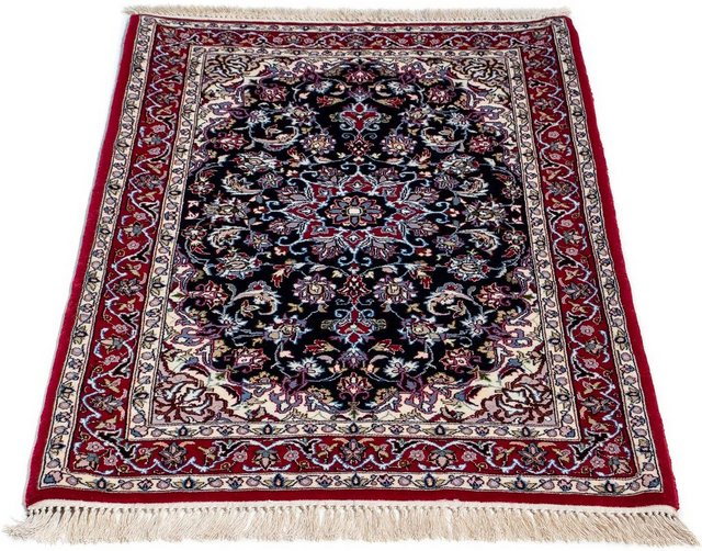 Bild von morgenland Orientteppich "Perser - Isfahan - Premium - 108 x 72 cm - dunkelrot", rechteckig, 6 mm Höhe, Wohnzimmer, Handgeknüpft, Einzelstück mit Zertifikat