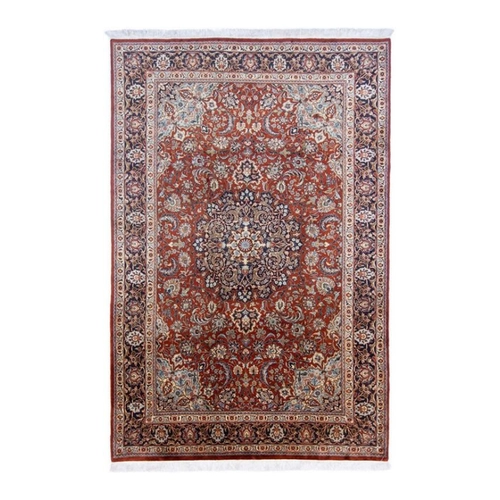 Bild von morgenland Wollteppich Sarough Medaillon Ruggine 295 x 194 cm – Tradition trifft modernes Design
