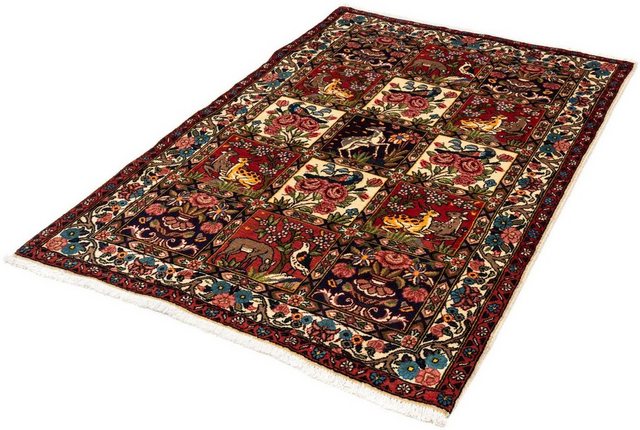 Bild von morgenland Wollteppich Nain Medaillon Rosso scuro 295 x 295 cm, rund, Höhe: 10 mm, Unikat mit Zertifikat