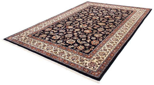 Bild von morgenland Wollteppich Kaschmar Blumenmuster Beige 298 x 195 cm, rechteckig, Höhe: 10 mm, Unikat mit Zertifikat