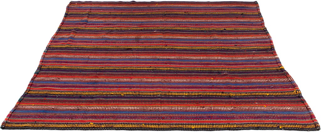 Bild von morgenland Wollteppich "Kelim - Old quadratisch - 180 x 185 cm - mehrfarbig", quadratisch, 5 mm Höhe, Wohnzimmer, Einzelstück