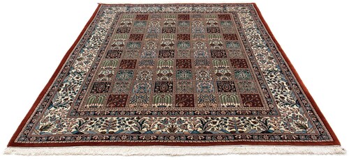 Bild von morgenland Wollteppich »Moud Felder 239 x 181 cm«, rechteckig, 10 mm Höhe, Unikat mit Zertifikat