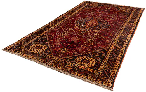 Bild von morgenland Wollteppich »Ghashghai Medaillon 268 x 170 cm«, rechteckig, 10 mm Höhe, Unikat mit Zertifikat
