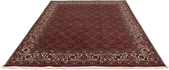 Bild von morgenland Orientteppich Perser - Bidjar - 254 x 198 cm - dunkelrot, rechteckig, Höhe: 15 mm, Wohnzimmer, Handgeknüpft, Einzelstück mit Zertifikat