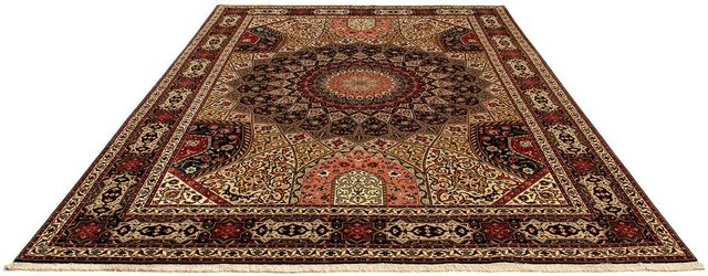 Bild von morgenland Orientteppich Perser - Täbriz - Royal - 360 x 260 cm - mehrfarbig, rechteckig, Höhe: 7 mm, Wohnzimmer, Handgeknüpft, Einzelstück mit Zertifikat