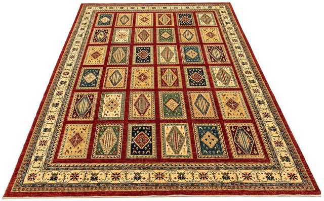 Bild von morgenland Orientteppich »Ziegler - Bachtiari - 411 x 307 cm - dunkelrot«, rechteckig, 6 mm Höhe, Wohnzimmer, Handgeknüpft, Einzelstück mit Zertifikat