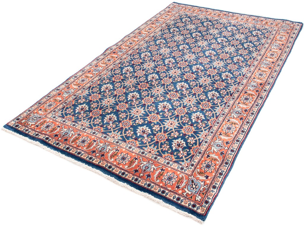 Bild von morgenland Orientteppich "Perser - Nomadic - 200 x 115 cm - blau", rechteckig, 10 mm Höhe, Wohnzimmer, Handgeknüpft, Einzelstück mit Zertifikat