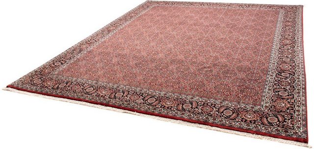 Bild von morgenland Orientteppich »Perser - Bidjar - 300 x 252 cm - dunkelrot«, rechteckig, 15 mm Höhe, Wohnzimmer, Handgeknüpft, Einzelstück mit Zertifikat