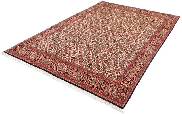 Bild von morgenland Orientteppich »Perser - Bidjar - 254 x 171 cm - braun«, rechteckig, 15 mm Höhe, Wohnzimmer, Handgeknüpft, Einzelstück mit Zertifikat