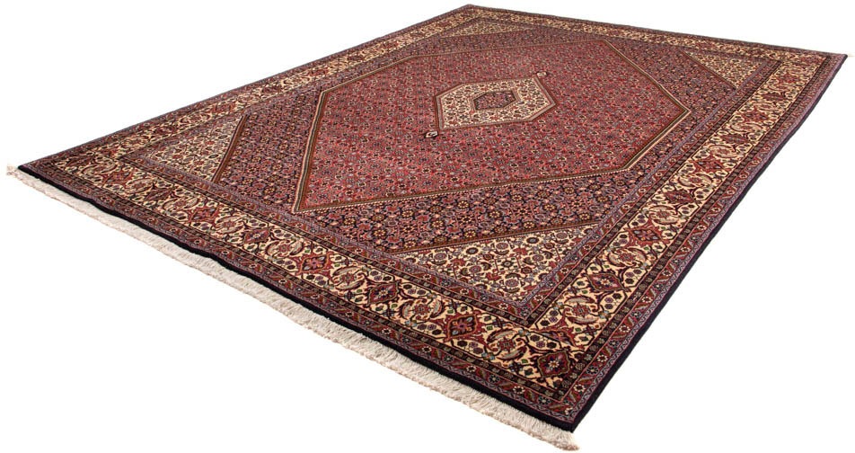 Bild von morgenland Orientteppich "Perser - Bidjar - 338 x 250 cm - braun", rechteckig, 15 mm Höhe, Wohnzimmer, Handgeknüpft, Einzelstück mit Zertifikat