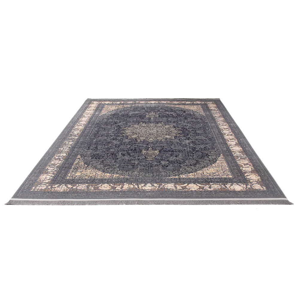Bild von morgenland Orientteppich "Golden Glam - Orientalischer Webteppich", rechteckig, 0,8 mm Höhe, OrientOptik