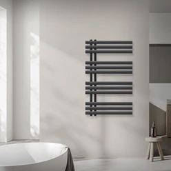 Bild von LuxeBath Design Badheizkörper Iron EM 600 x 1000 mm Anthrazit Designheizkörper