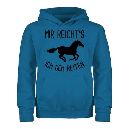 Bild von Shirtracer Hoodie Mir reichts ich geh Reiten mit Pferd