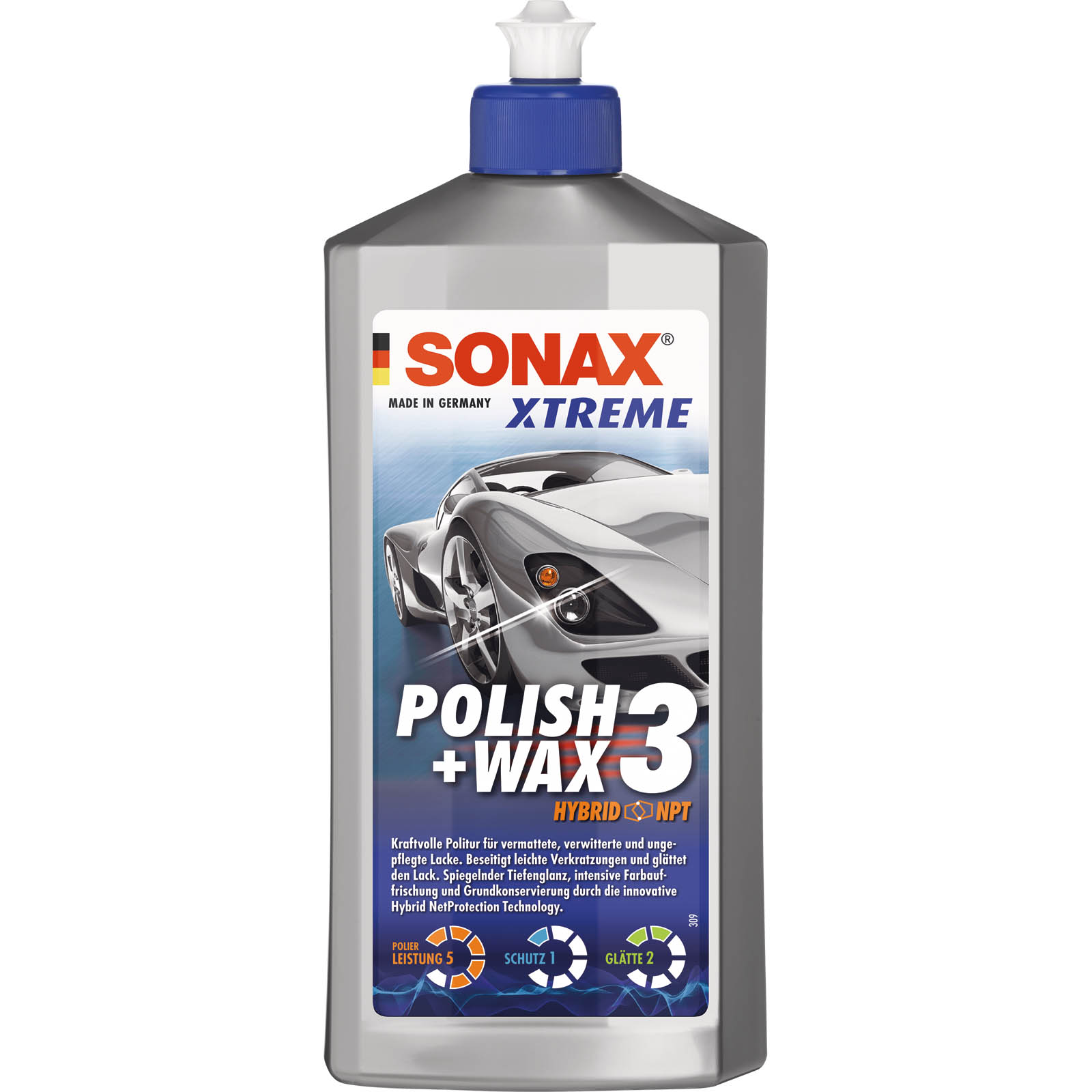Bild von Sonax Xtreme Polish + Wax 3 Hybrid NPT 202200 Autowachs, Autopolitur 500ml