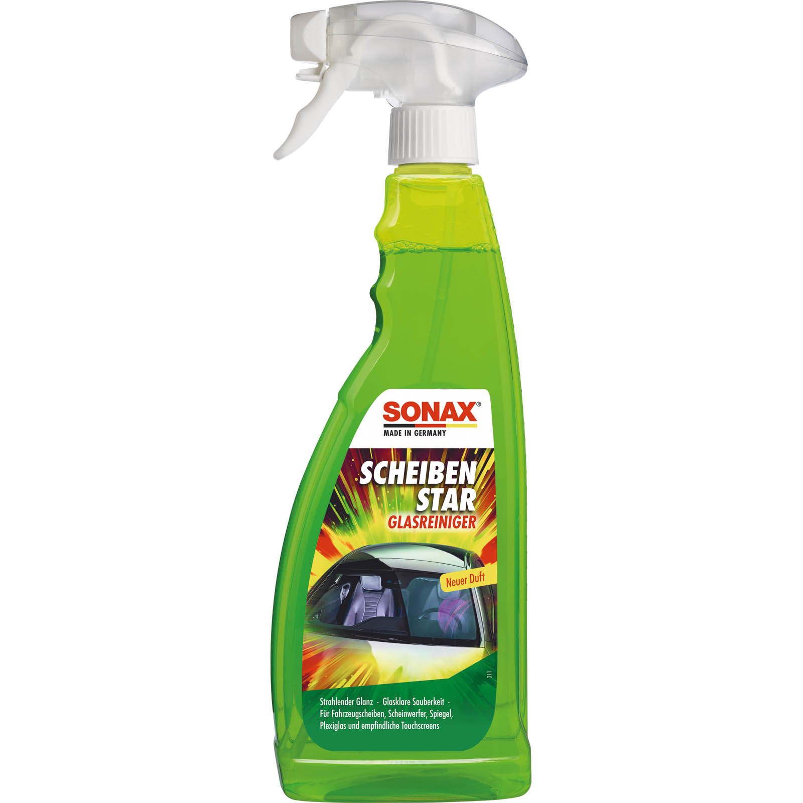 Bild von SONAX ScheibenStar (750 ml) Scheibenreiniger für Fahrzeugscheiben, Scheinwerfer und Spiegelflächen, Art-Nr. 02344000