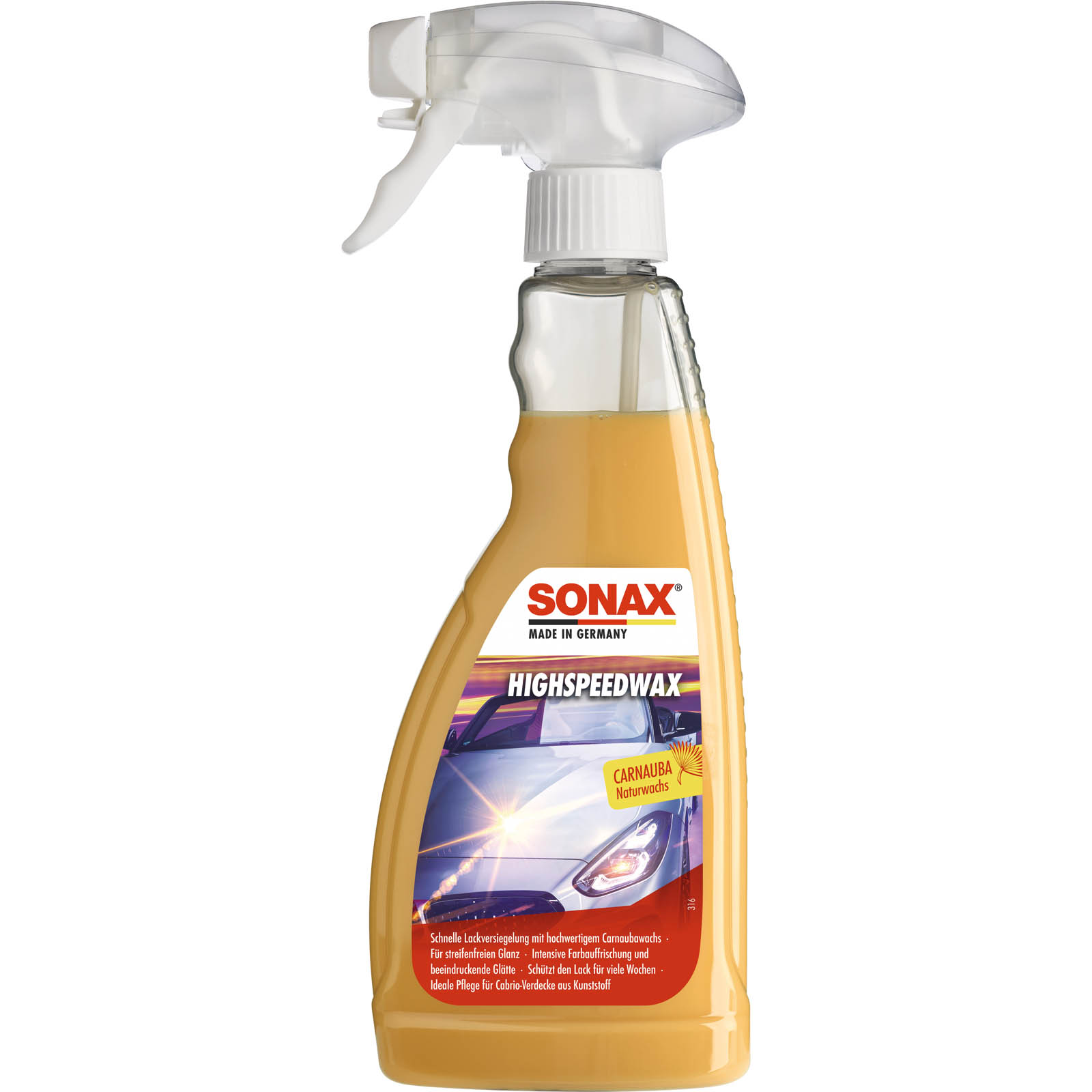 Bild von SONAX HighSpeedWax (500 ml) Lackversiegelung  02882000