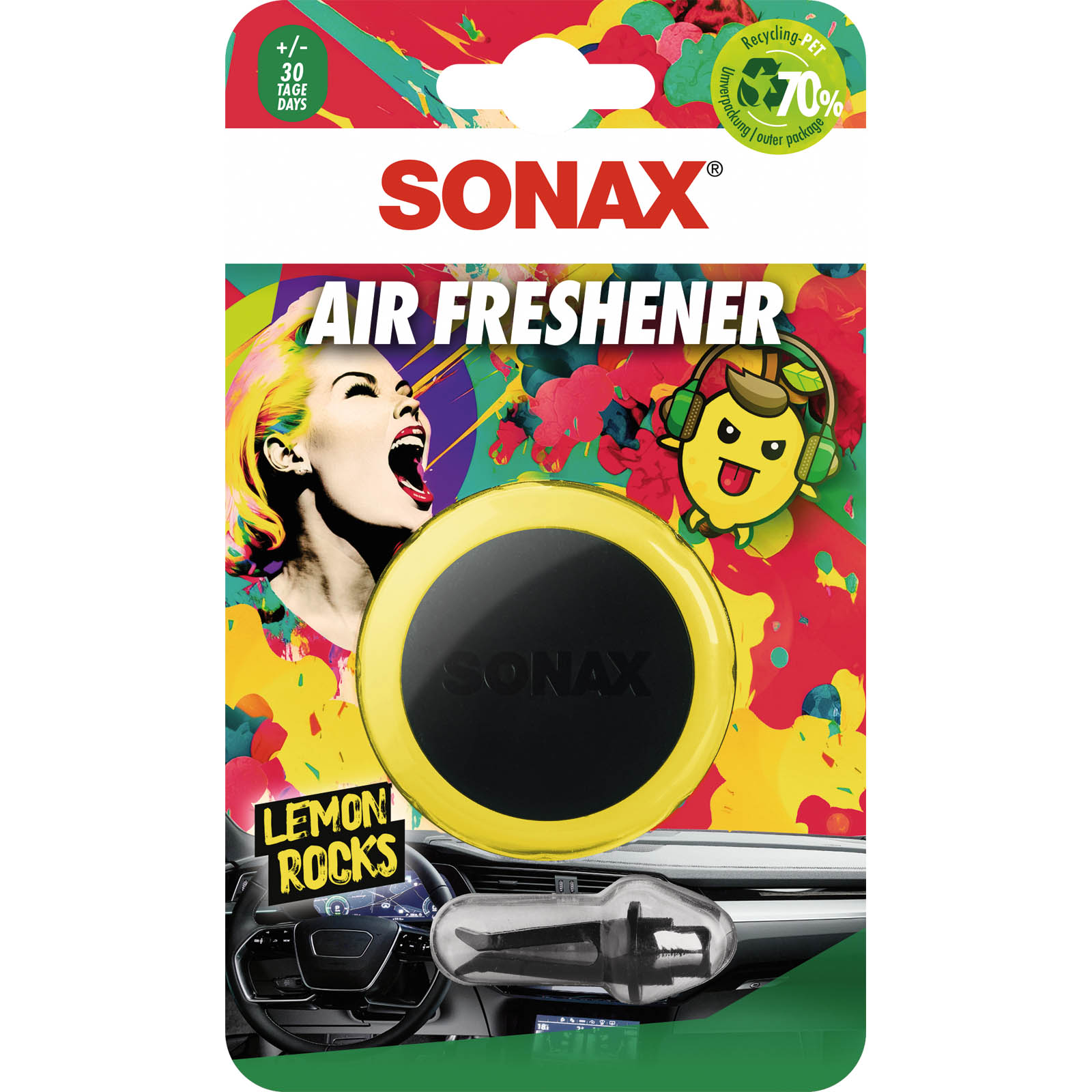 Bild von SONAX Air Freshener Lemon Rocks Lufterfrischer 1x  03650410
