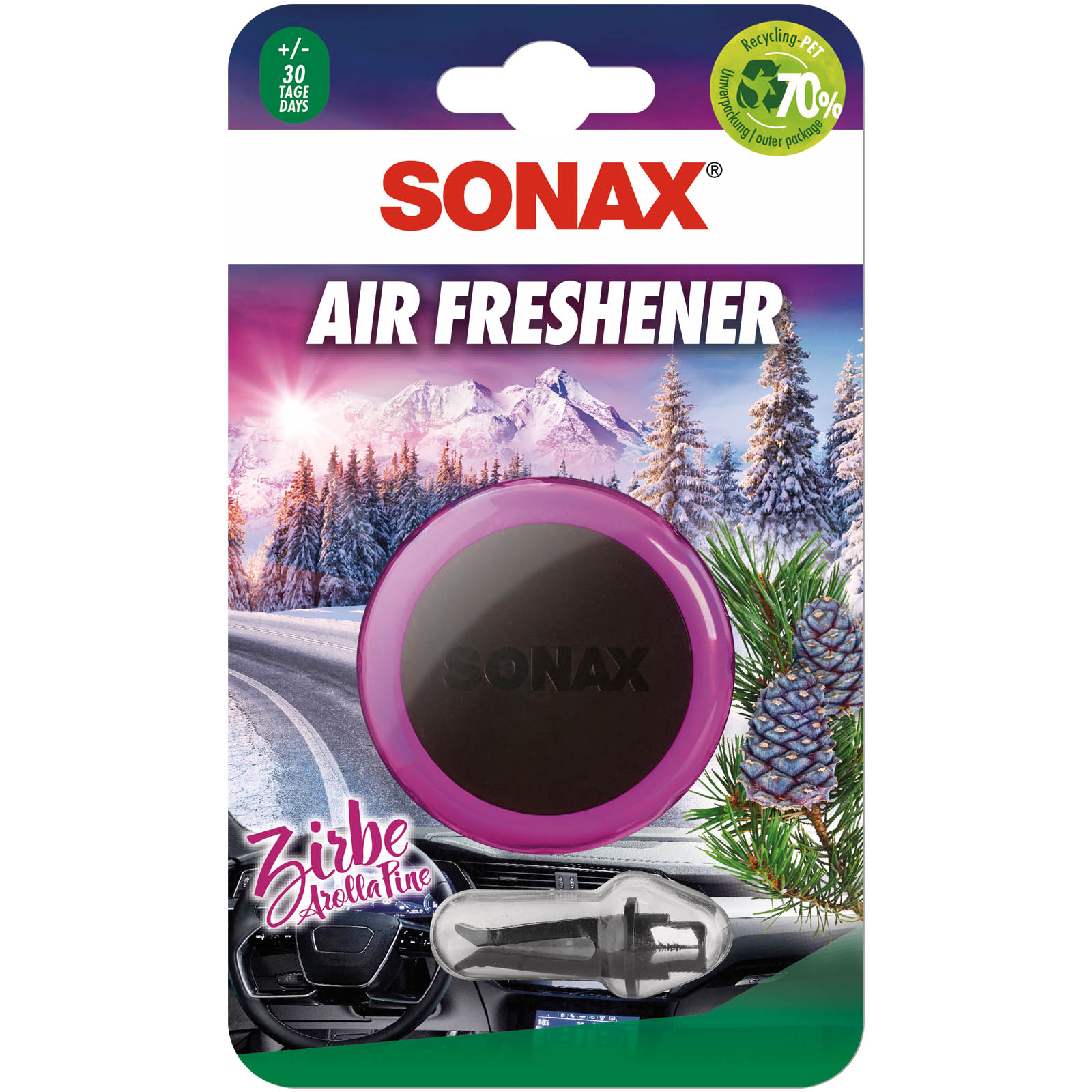 Bild von SONAX Air Freshener Zirbe Lufterfrischer 1x  03670410