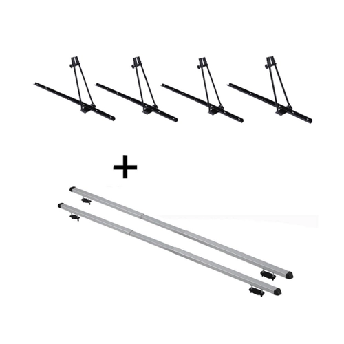 Bild von Fahrradträger-Set VDP 4x Fahrradträger ORION + Dachträger RAPID für Citroen C-Crosser (5Türer) 07-12