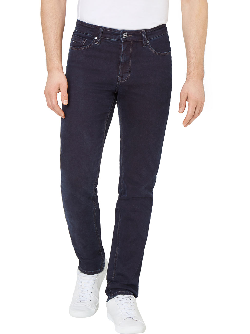 Bild von Paddock`s Herren Jeans Ranger Pipe - Slim Fit - Blau - Blue/Black Motion & Comfort