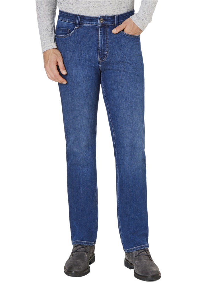 Bild von Paddock`s Herren Jeans RANGER - Slim Fit - Blau - Blue Black Dark Stone Soft Using