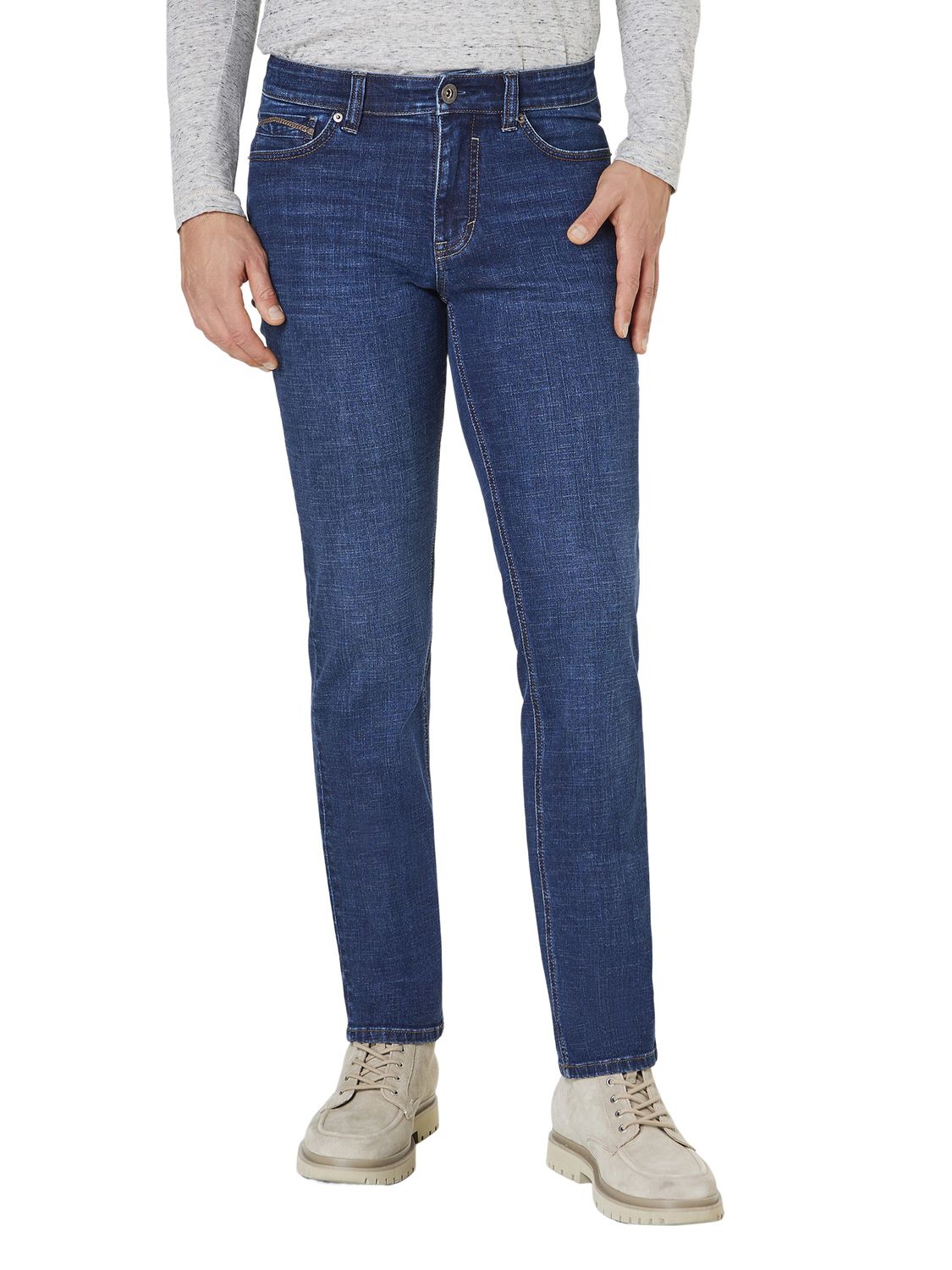 Bild von Paddock`s Herren Jeans RANGER PIPE - Slim Fit - Blau - Medium Blue Soft Use