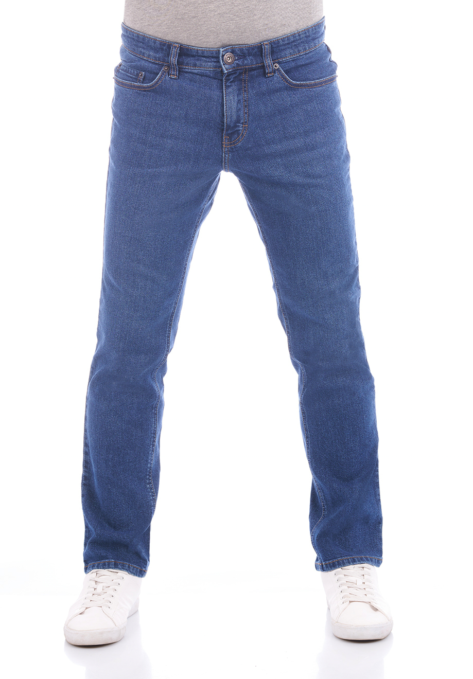Bild von Paddock's Slim-fit-Jeans Herren Jeanshose Ranger Pipe Slim Fit Denim Hose mit Stretch