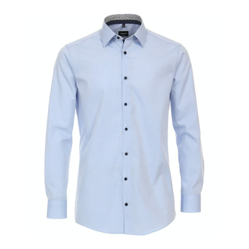 Bild von Venti Businesshemd Uni Modern Fit Hellblau