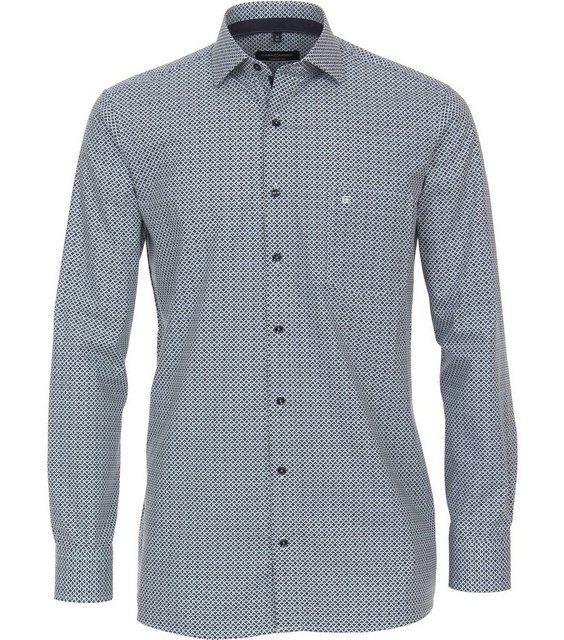 Bild von CASA MODA Businesshemd mit Allover-Print, langarm, bügelfrei