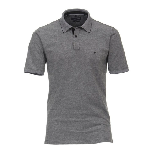 Bild von CASAMODA Poloshirt Halbarm Polokragen geknöpft Graphit Größe L