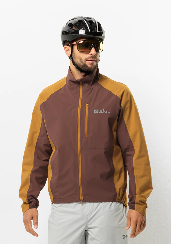 Bild von Jack Wolfskin Gravex 2.5L Jacket Men Fahrrad-Regenjacke Herren XL brown Dark Rust