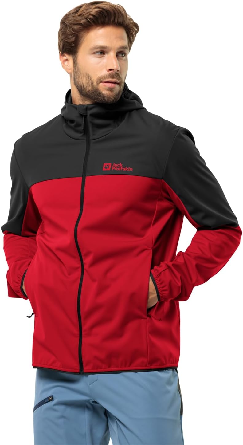 Bild von Jack Wolfskin Feldberg Hoody Men Softshelljacke Herren XL red glow Red Glow