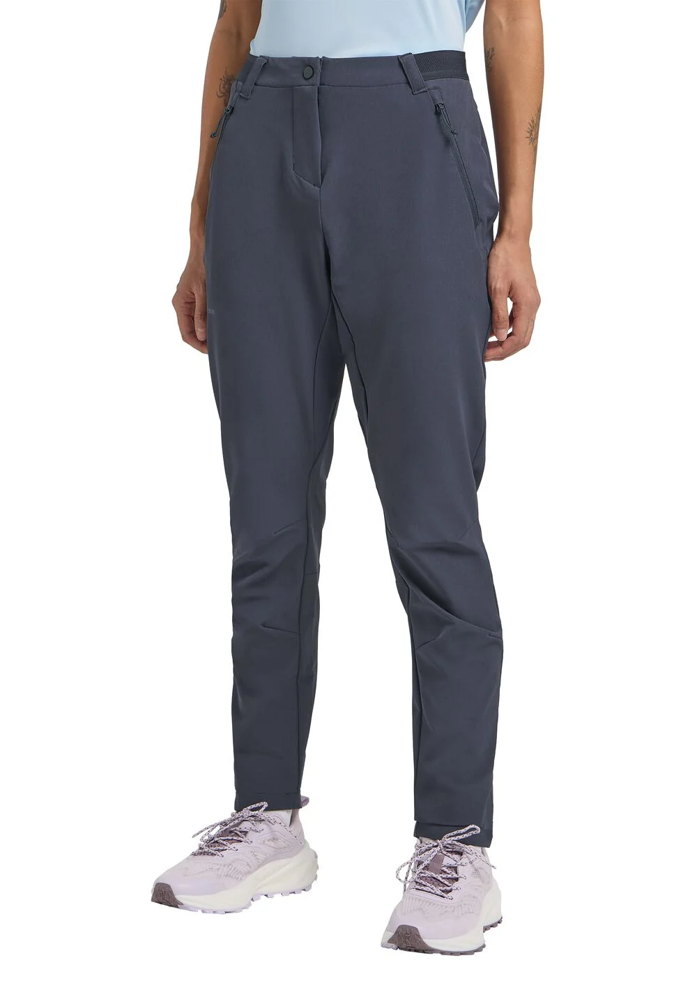 Bild von Jack Wolfskin Geigelstein Slim Pants Women Softshell-Wanderhose Damen 40 grey,black Graphite