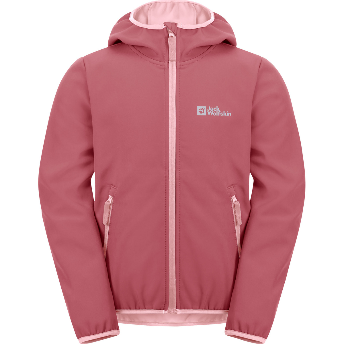 Bild von Jack Wolfskin Fourwinds Jacket Kids Softshelljacke Kinder 152 soft pink soft pink