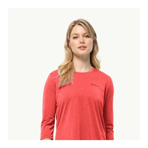 Bild von Jack Wolfskin Crosstrail 3/4 T-Shirt Women Funktionsshirt Damen M rot vibrant red