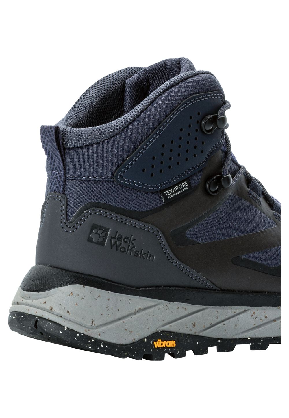 Bild von Jack Wolfskin Terraventure Texapore Mid Women Wasserdichte Wanderschuhe Damen 35.5 grey,black Graphite
