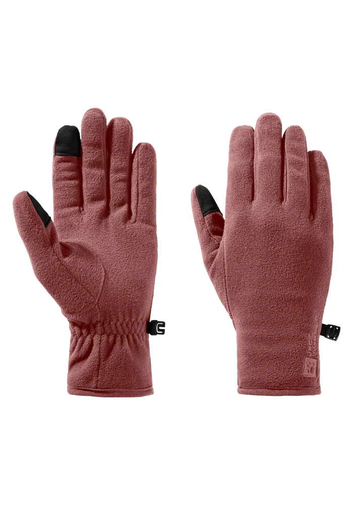 Bild von Jack Wolfskin Real Stuff Glove Fleece-Handschuhe L red mineral red