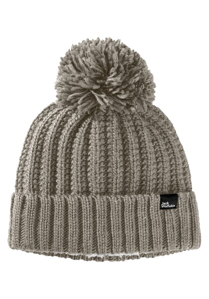 Bild von Jack Wolfskin Highloft Knit Beanie Women Strickmütze Damen S beige anis