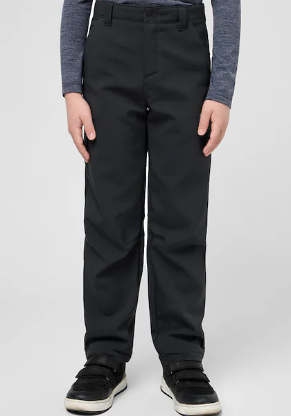 Bild von Jack Wolfskin Fourwinds Pants Kids Softshellhose Kinder 152 granite black granite black