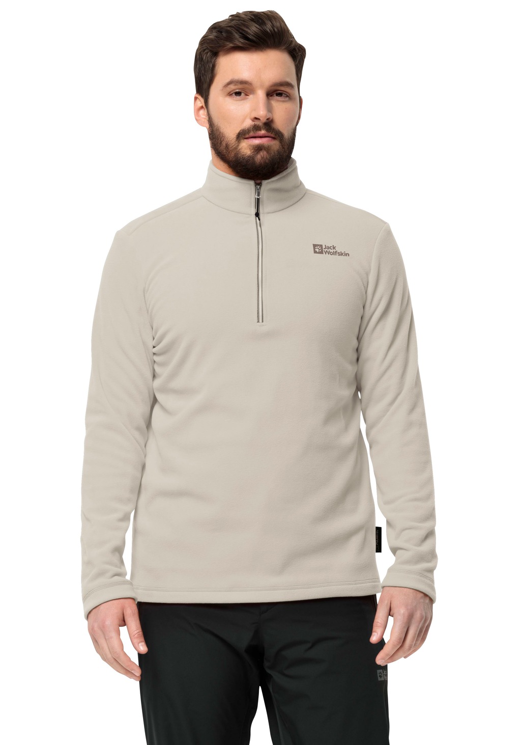 Bild von Jack Wolfskin Fleecepullover "TAUNUS HZ M", aus recyceltem Polyester, atmungsaktiv