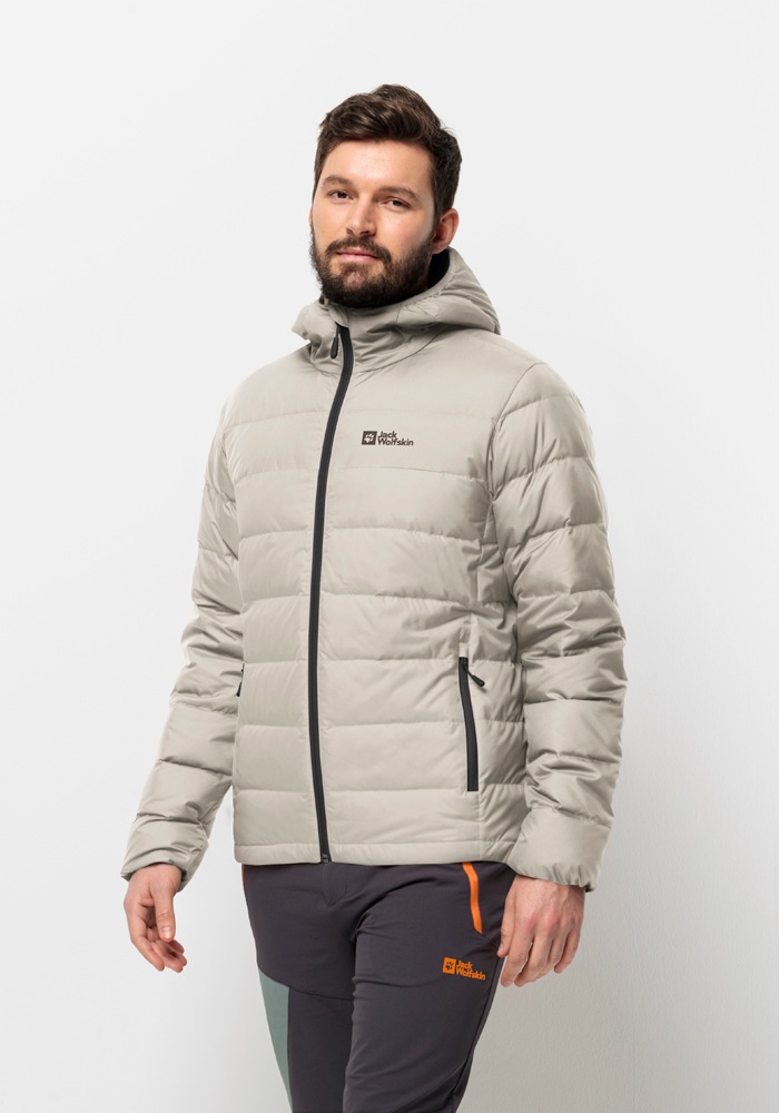 Bild von Jack Wolfskin Ather Down Hoody Men RDS Daunenjacke Herren L beige,grey seal