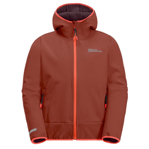 Bild von Jack Wolfskin Actamic Jacket Kids Softshelljacke Kinder 140 red intense rust