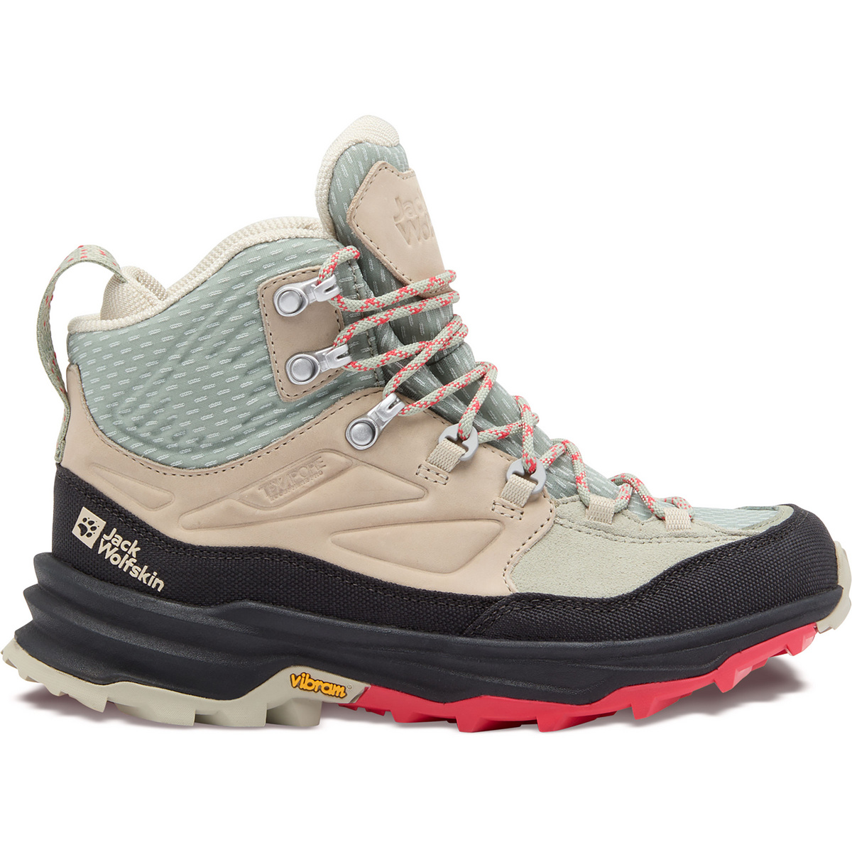 Bild von Jack Wolfskin Cyrox Texapore Mid Women Wasserdichte Wanderschuhe Damen 39.5 green mint leaf