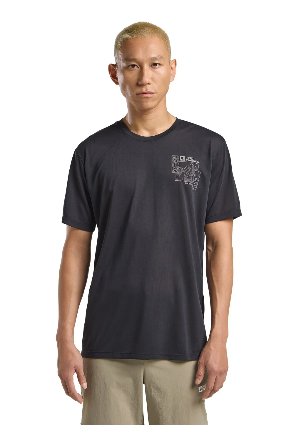 Bild von Jack Wolfskin Vonnan Graphic T-Shirt Men Funktionsshirt Herren L  EXPLORE phantom