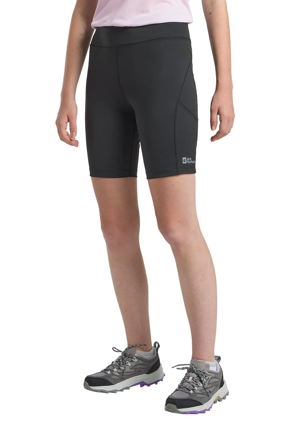 Bild von Jack Wolfskin Kensteig Short Tights Women Kurze Wanderhose Damen S black black